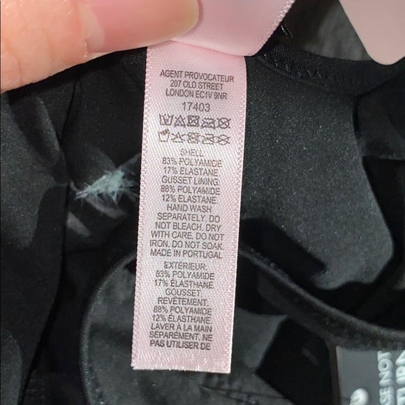 Agent Provocateur Dakotta swimsuit 2 black NWT - Picture 5 of 8